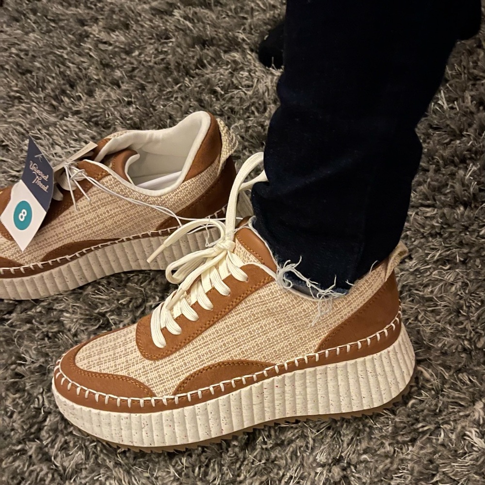 🔥 “TWEED” PLATFORM SNEAKERS - Picture 5 of 11